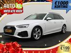 Audi A4 Avant 35 TDI 164 PK Aut. S-Line Carplay Stoelverw. M, Gebruikt, 4 cilinders, Wit, Origineel Nederlands