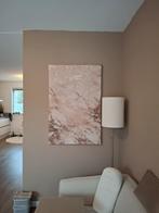 Canvas schilderij marmerlook roze, 80x120, Ophalen, Zo goed als nieuw, Schilderij, Minder dan 50 cm