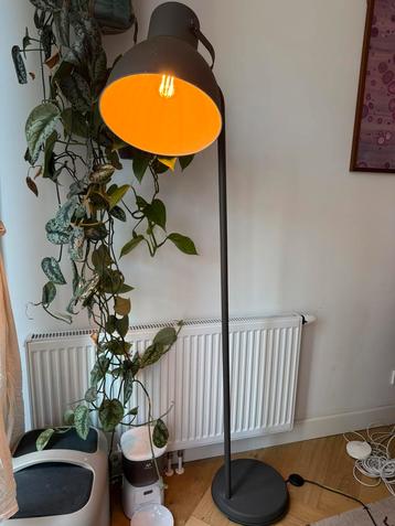 Stoere industriële vloerlamp – donkergrijs beschikbaar voor biedingen