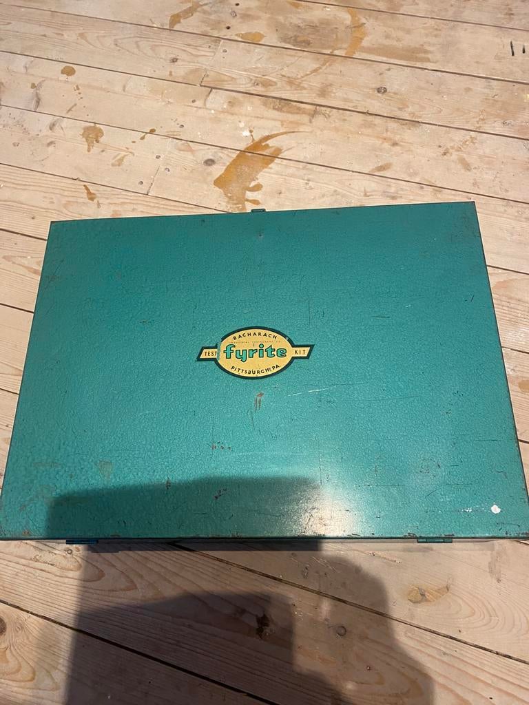 Ouderwetse rookgasanalyse koffer, Ophalen of Verzenden, Gebruikt, Minder dan 60 cm, Minder dan 30 cm