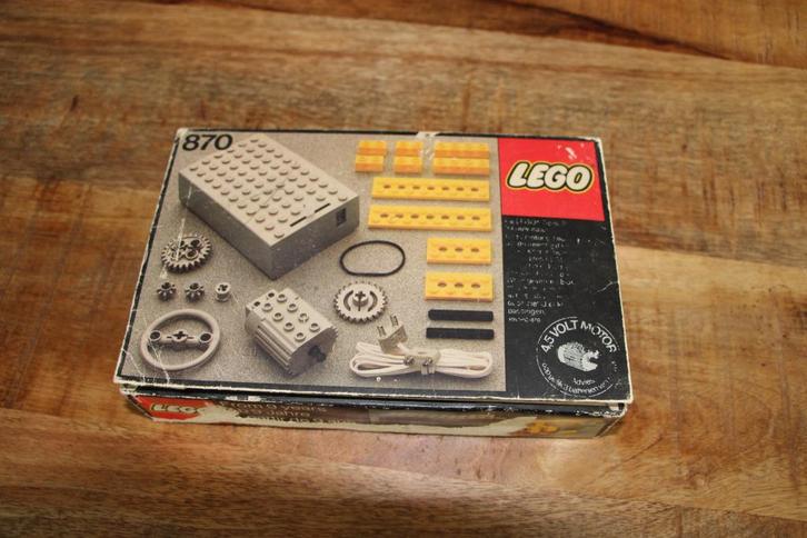 LEGO Technic, Aanvul- en Motorsets 870, 871, 872, 8700, 8710, Kinderen en Baby's, Speelgoed | Duplo en Lego, Gebruikt, Lego, Complete set