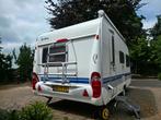Hobby de Luxe 440 SF (mover, fietsendrager, treinzit), Hobby, Luifel, Treinzit, Dwarsbed