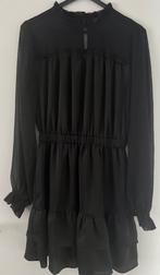 Loavies, zwart jurkje met glitter en voile bovenkant mt M., Kleding | Dames, Maat 38/40 (M), Verzenden, Zwart, Boven de knie