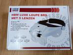 HBM Luxe Loep Bril met 5 lenzen, Ophalen, Nieuw, Vergrootglas of Loep