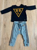 Bbl shirt blauw, geblokt blauw broekje, koko Noko polo. 56, Kinderen en Baby's, Babykleding | Maat 56, Ophalen of Verzenden, Zo goed als nieuw