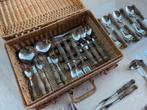 Bistro bestekset WMF met picknickmand, Ophalen, Zo goed als nieuw, Hout, Bestekset