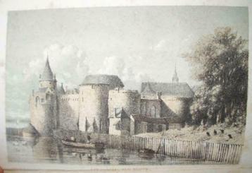 38 / Sluis  Het Kasteel Litho 1854 beschikbaar voor biedingen