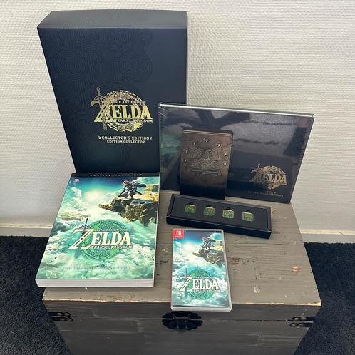 Zelda Tears of the Kingdom collectors edition + Guide, Spelcomputers en Games, Games | Nintendo Switch, Zo goed als nieuw, Avontuur en Actie