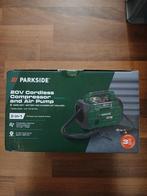 Parkside 20V Compressor & Air Pump - Nieuw!, Mobiel, 10 bar of meer, Nieuw, Ophalen of Verzenden