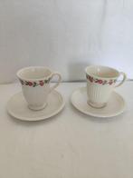 Set Wedgwood kop en schotel Rosalind, Huis en Inrichting, Keuken | Servies, Ophalen, Zo goed als nieuw, Wedgwood, Kop(pen) en/of Schotel(s)