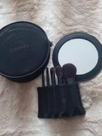 Travelset Chanel kwasten en make up tas, Sieraden, Tassen en Uiterlijk, Uiterlijk | Cosmetica en Make-up, Gehele gezicht, Zwart