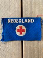 Mouwembleem Indie Rode Kruis GNK, Verzamelen, Militaria | Algemeen, Ophalen of Verzenden, Landmacht, Nederland