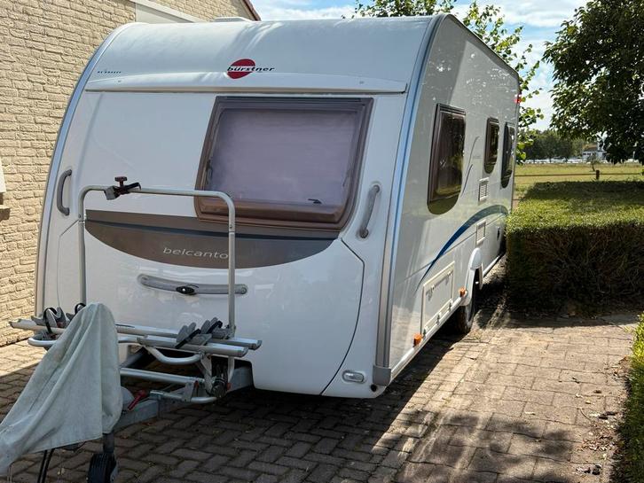 Burstener 460 TS (met airco), Caravans en Kamperen, Caravans, Particulier, tot en met 4, 1250 - 1500 kg, Rondzit, Bürstner, Frans bed