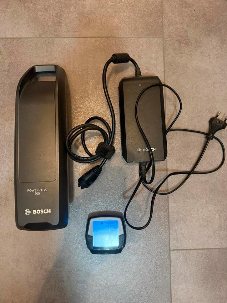 Bosch eBike Onderdelen: Accu (defect), Lader, Display, Fietsen en Brommers, Fietsaccessoires | Fietsaccu's, Gebruikt, Ophalen of Verzenden