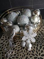 27 LUXE KERSTBALLEN ZILVER NU 10€ ZIE FOTO,S., Ophalen of Verzenden, Nieuw