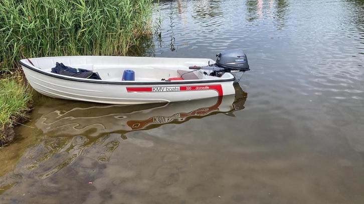 Wit 320 Dromedille (bijboot/visboot), Watersport en Boten, Zeilen en Zeiltoebehoren, Zo goed als nieuw, Overige typen, Minder dan 15 m²