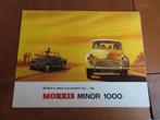 Getekende folder Morris Minor 1000 1965, Ophalen of Verzenden, Zo goed als nieuw, British Motor Corporation, Overige merken