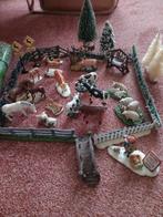 Dieren voor kerstdorp incl accessoires, Diversen, Kerst, Ophalen, Zo goed als nieuw
