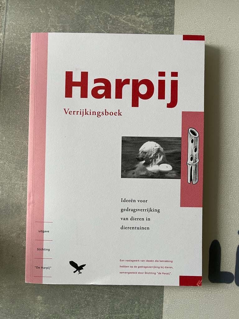 Harpij Verrijkingsboek - Ideeën voor dierentuinen, Ophalen of Verzenden, Zo goed als nieuw, Overige onderwerpen