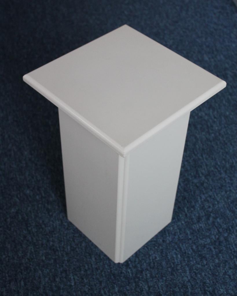Bijzettafel plantentafel plantenzuil sokkel hout 30x30x50 cm, Huis en Inrichting, Minder dan 55 cm, Gebruikt, Vierkant, Hout