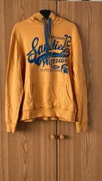 trui met capuchon Maat M, Maat 48/50 (M), Geel, Ophalen of Verzenden, Zo goed als nieuw