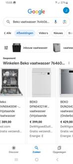 Beko vaatwasser, Vrijstaand, Zo goed als nieuw, Ophalen