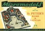 Bouwplaat Micromodels Vatican city, Hobby en Vrije tijd, Ophalen of Verzenden, Nieuw, 1:35 tot 1:50, Diorama