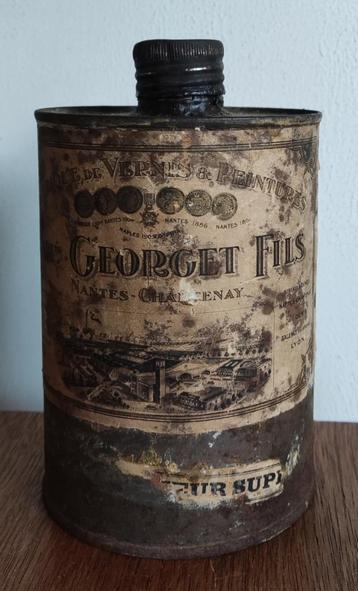 Blik Georget Fils. Nantes Chantenay beschikbaar voor biedingen