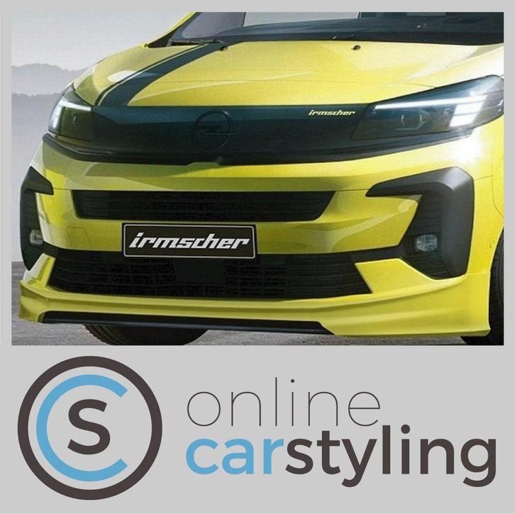 Voorbumper spoiler Irmscher Opel Vivaro C Facelift 2024>, Auto-onderdelen, Carrosserie en Plaatwerk, Bumper, Opel, Voor, Nieuw