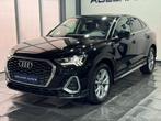 Audi Q3 Sportback 35 TFSI S line Edition automaat / Panorama, Zwart, 4 cilinders, 150 pk, Zwart
