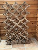 4 houten harmonica wijnrekken, Ophalen of Verzenden