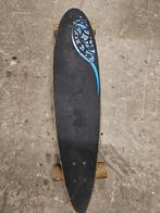 Nijdam pintail Longboard zwart/blauw, Sport en Fitness, Skateboarden, Skateboard, Longboard, Zo goed als nieuw, Ophalen