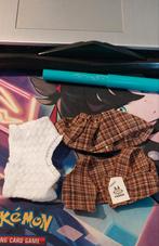 Labubu Kleding Set Bruin - Shirt, Rokje, Hesje, Ophalen of Verzenden, Nieuw, Overige typen