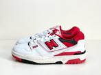 New Blance 550 White Red - maat EU 43, Kleding | Heren, Schoenen, Nieuw, Ophalen of Verzenden, Wit, New Balance