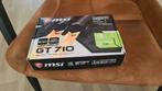 MSI GeForce GT 710 - Goedkope videokaart GT710 Nvidia, Computers en Software, Videokaarten, Ophalen of Verzenden, Zo goed als nieuw