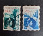 nvph 236 - 237 gestempeld Koningin Wilhelmina 1931-1933, Verzenden, T/m 1940, Gestempeld