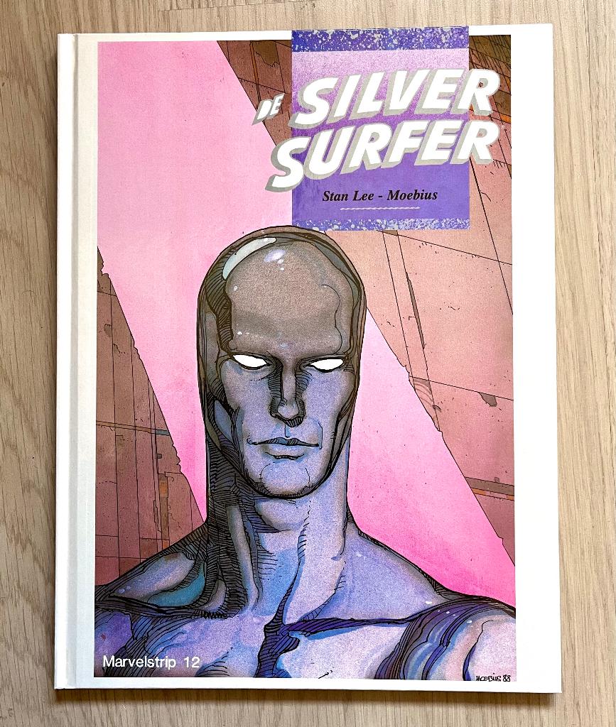 Moebius & Stan Lee De Silver Surfer Marvel hardcover, Eén stripboek, Ophalen of Verzenden, Zo goed als nieuw, Moebius Stan Lee