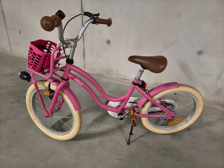 Kinderfiets 18 inch – roze in goede staat, Fietsen en Brommers, Fietsen | Kinderfietsjes, Gebruikt, 16 tot 20 inch, Ophalen