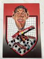 Ansichtkaart Marco van Basten (karikatuur), Verzenden, Zo goed als nieuw, Ajax