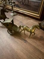 Te koop koperen paarden en wagens, Antiek en Kunst, Antiek | Koper en Brons, Ophalen of Verzenden