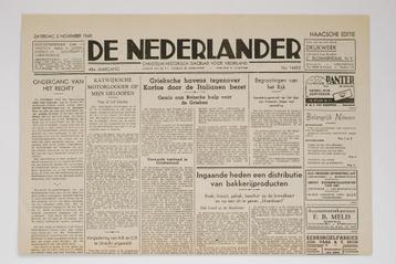 2 november 1940 - De Nederlander | Heruitgave 1994 beschikbaar voor biedingen