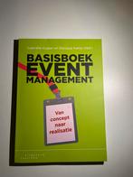 Basisboek Event Management, Verzenden, Zo goed als nieuw, Management