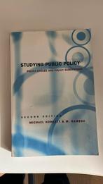 Studying public policy - second edition, Ophalen of Verzenden, Zo goed als nieuw, WO