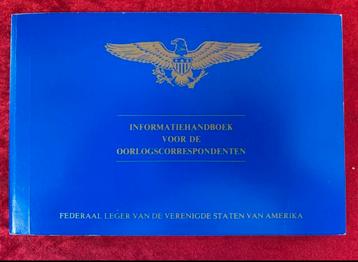Blauwbloezen Info Handboek Oorlogscorrespondenten '89 beschikbaar voor biedingen