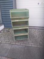 4 grote ijzeren stapel bakken in zeer goede staat, Ophalen of Verzenden