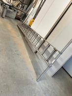 2 delige aluminium schuifladder 2x 4,10 lang, Doe-het-zelf en Verbouw, Ladders en Trappen, Ophalen, Gebruikt, Ladder, 4 meter of meer
