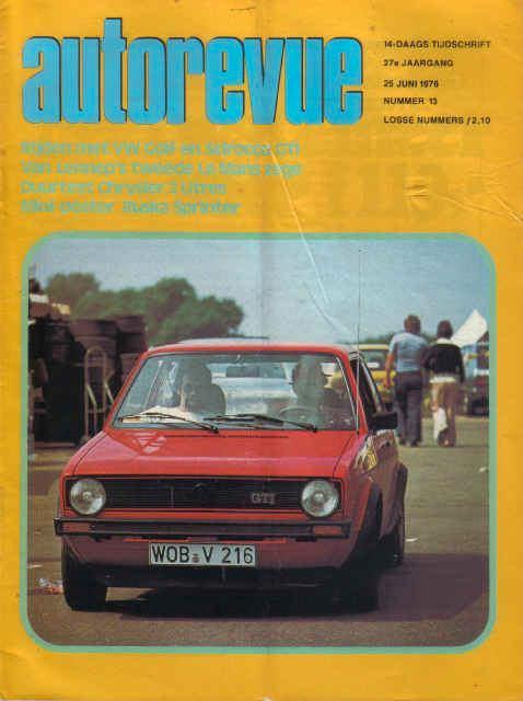 Autorevue 13 1976 : VW Golf GTI / Scirocco GTI - Ruska Buggy, Boeken, Auto's | Folders en Tijdschriften, Gelezen, Algemeen, Ophalen of Verzenden