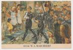 1934 W.A. Marcheert - WA = Weerbaarheidsafdeling van de NSB, Nederland, Foto of Poster, Overige soorten, Verzenden