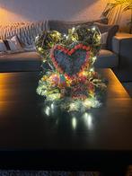 Gouden Krans met Rozen - Prachtige Decoratie, Ophalen of Verzenden, Zo goed als nieuw