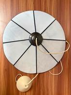 Bloem hanglamp – glas in lood / koper marmerglas Tiffany, Ophalen of Verzenden, Zo goed als nieuw, Glas